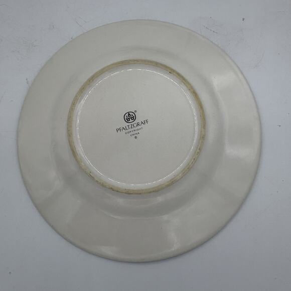 Pfaltzgraff Saucer Plates 6.25" Lot Set of 6 French Quarter Green Bread Dessert - Picture 14 of 16